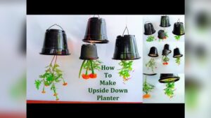 How to Make Upside down Hanging Planters